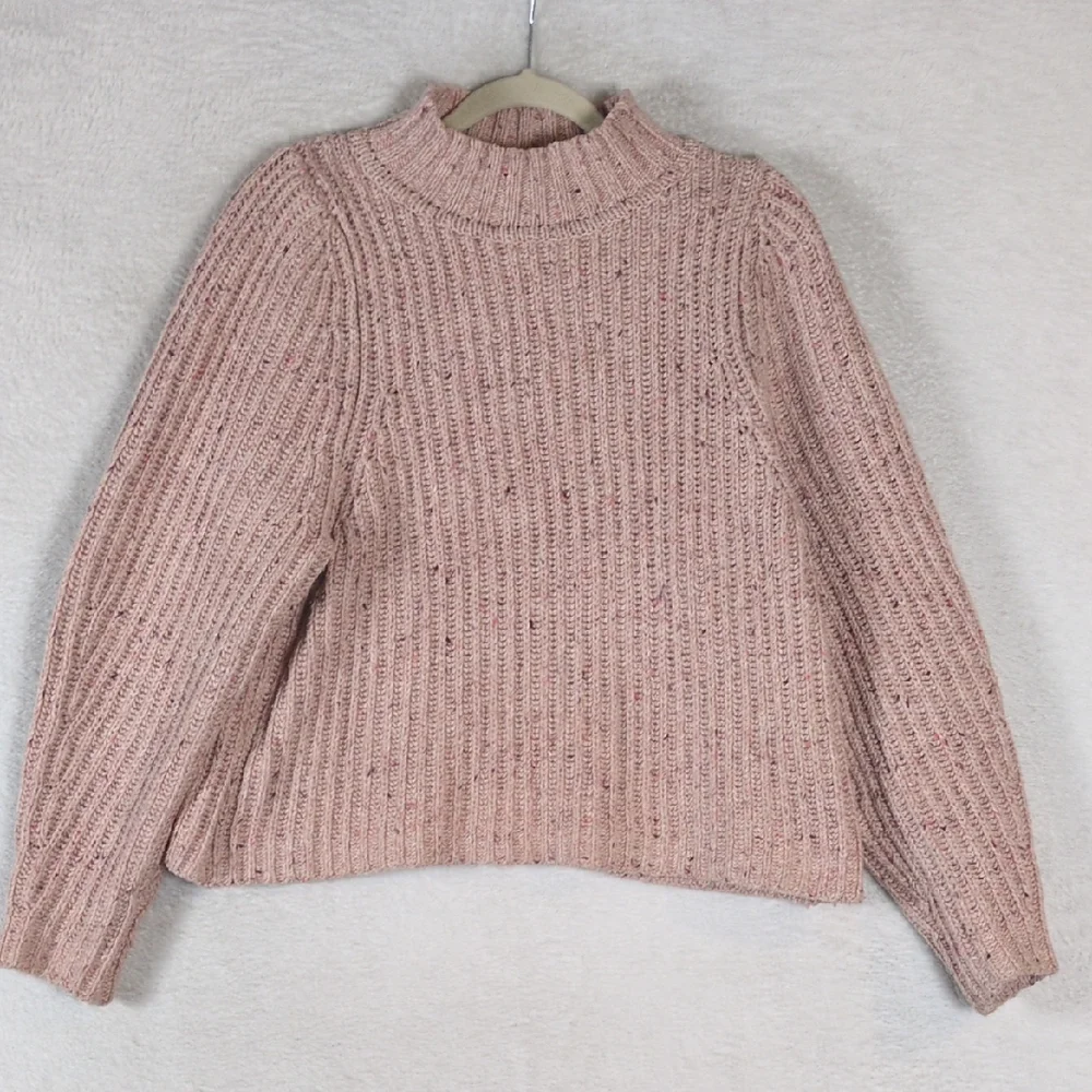Gap Womens Knit Mock Neck Oversized Cozy Preppy Sweater Size XS‎